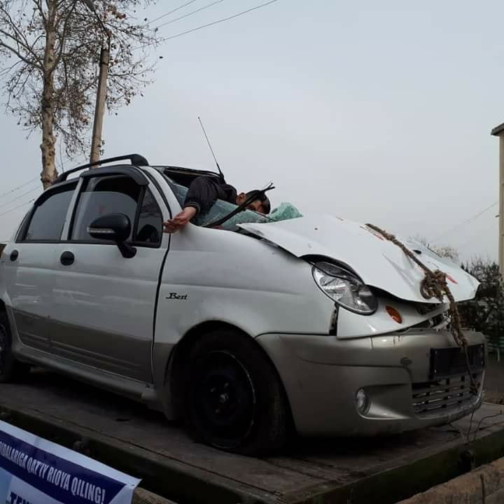 Demonstration action for motorists in Fergana. - Stock, Auto, Fergana, Uzbekistan, Doll, Longpost