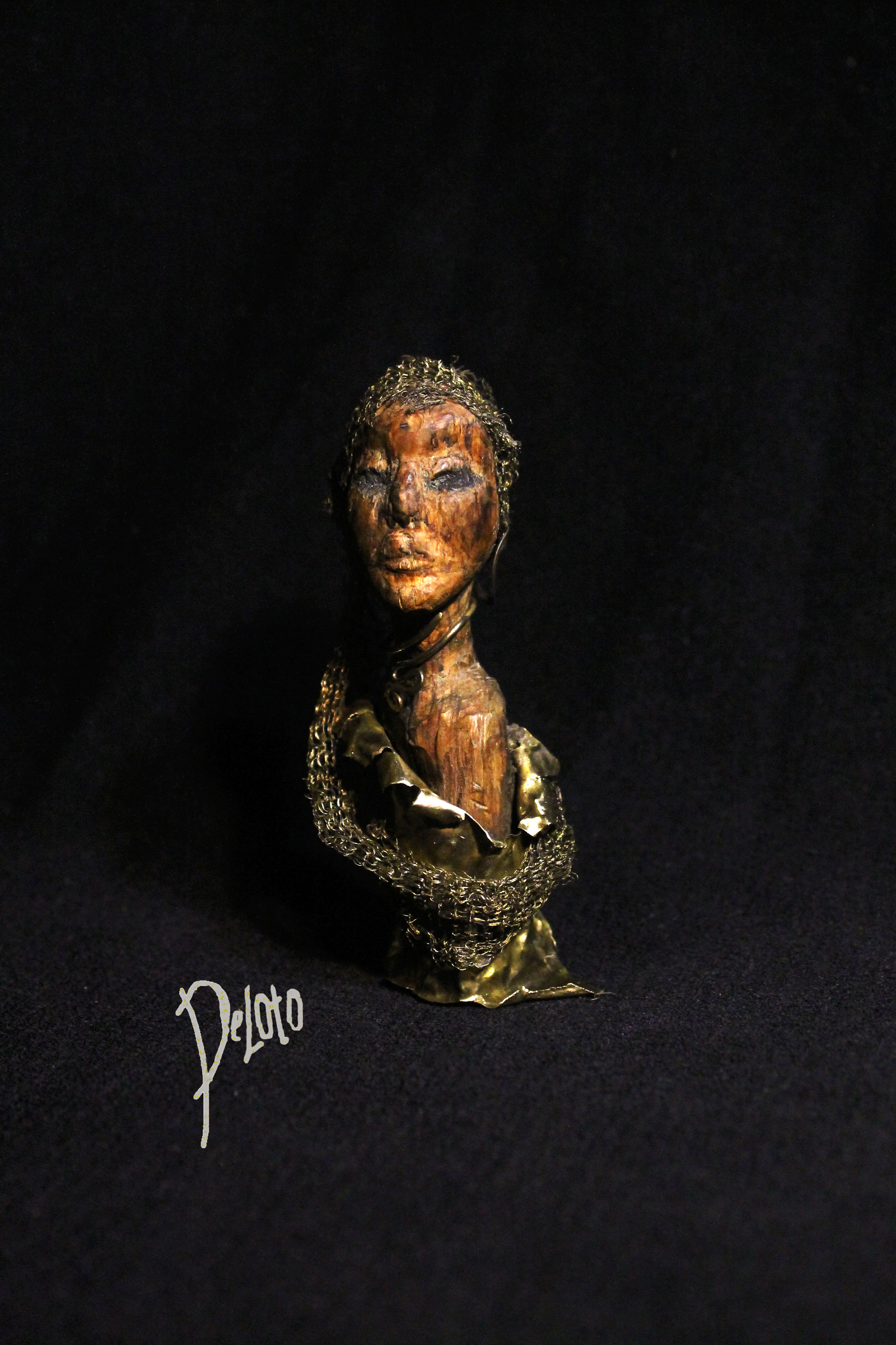 Esmeralda - My, Sculpture, Tree, Brass, Esmeralda, Victor Hugo, Deloto, Handmade, Handmade, Longpost