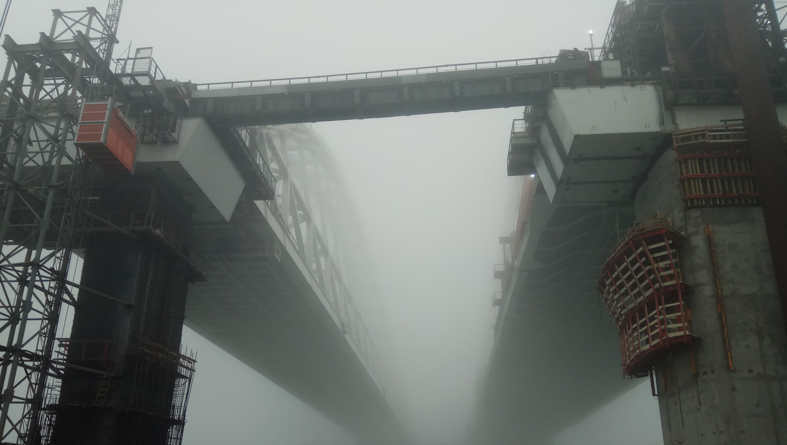 Some atmospheric photos of the Kerch bridge - My, Kerch bridge, Building, The photo, Longpost, Crimean bridge