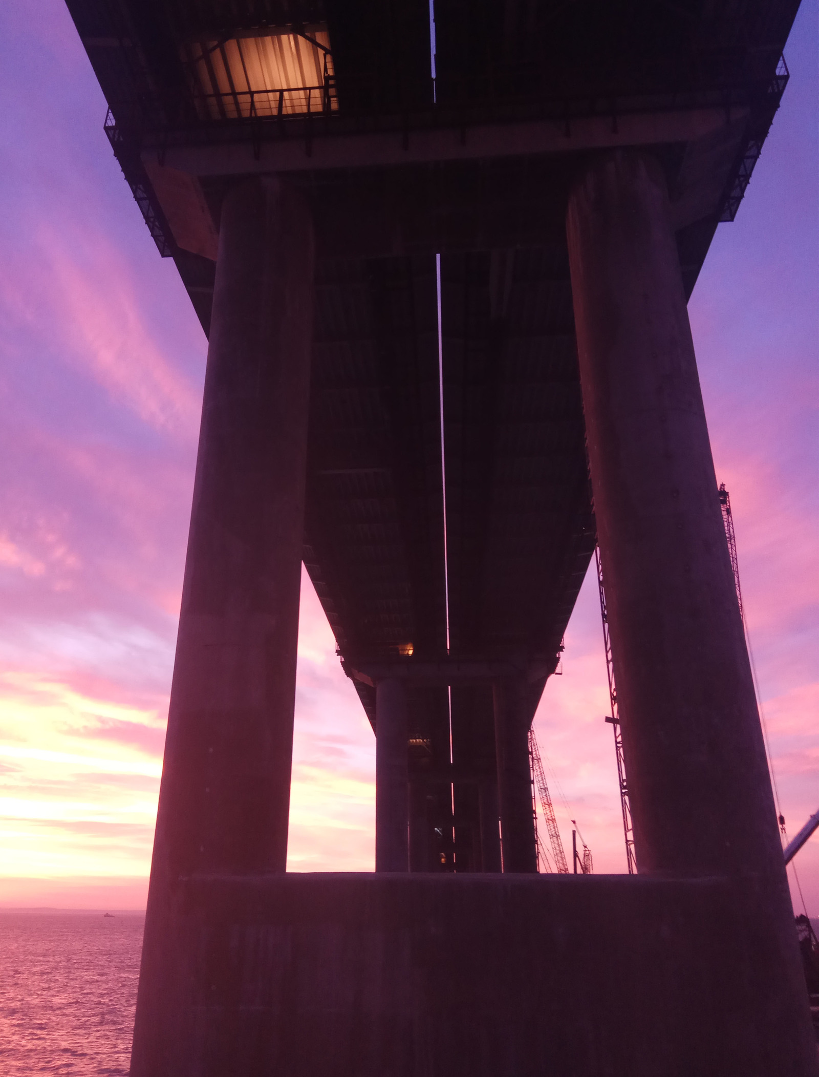 Some atmospheric photos of the Kerch bridge - My, Kerch bridge, Building, The photo, Longpost, Crimean bridge