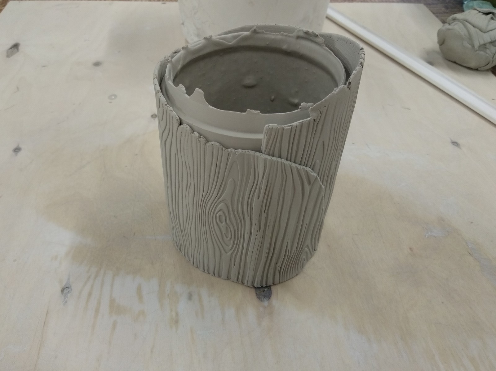 wooden mug - My, Ceramics, Кружки, Master Class, Tree, Longpost