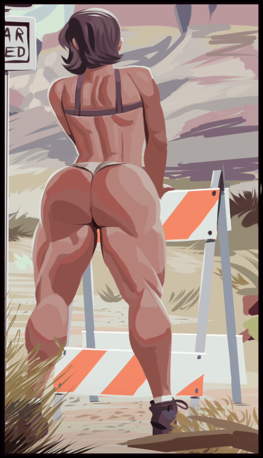 Study - Jamesab, Art, Strong girl, Sports girls, Fitonyashka, Booty