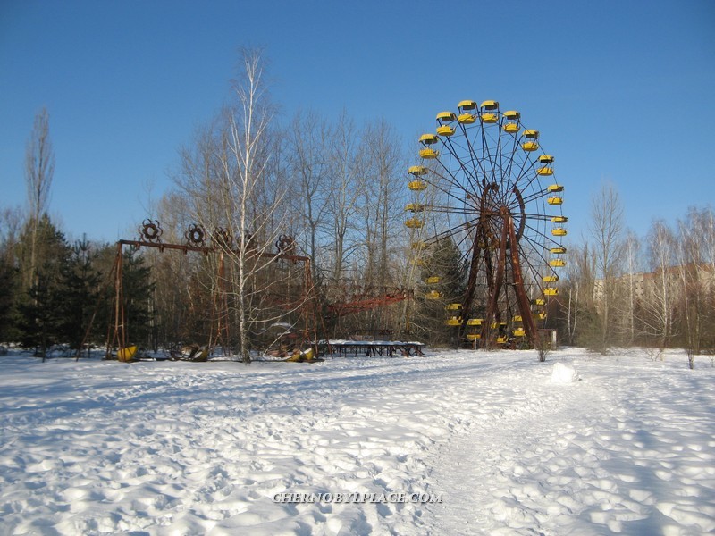 Pripyat in winter 2018 looks new - My, Pripyat, Chernobyl, Chernobyl: Exclusion Zone, , , Abandoned, , Stalker, Video, Longpost