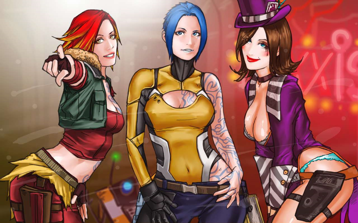 Lilith, Maya and Moxxi - Lilith, Mayan, Mad Moxxi