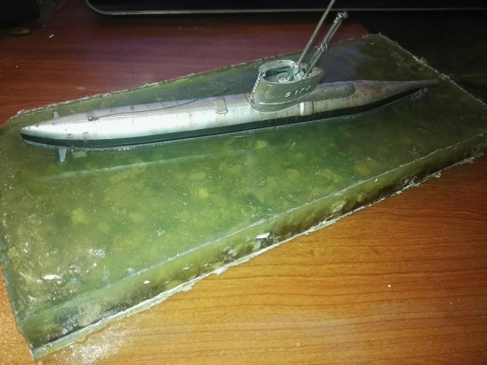 Uboat xxiii   [2] - My, Stand modeling, Submarine, Longpost