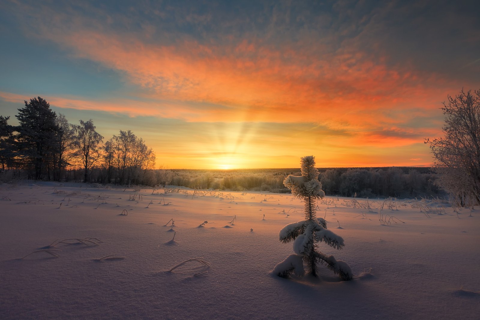 Murmansk region - Russia, The photo, Nature, Landscape, Snow, freezing, , Longpost