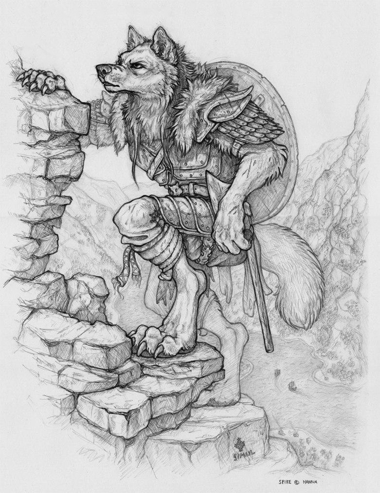 Above Gods - Furry, Simul, Furry art, Furry canine, Furry wolf, Traditional art