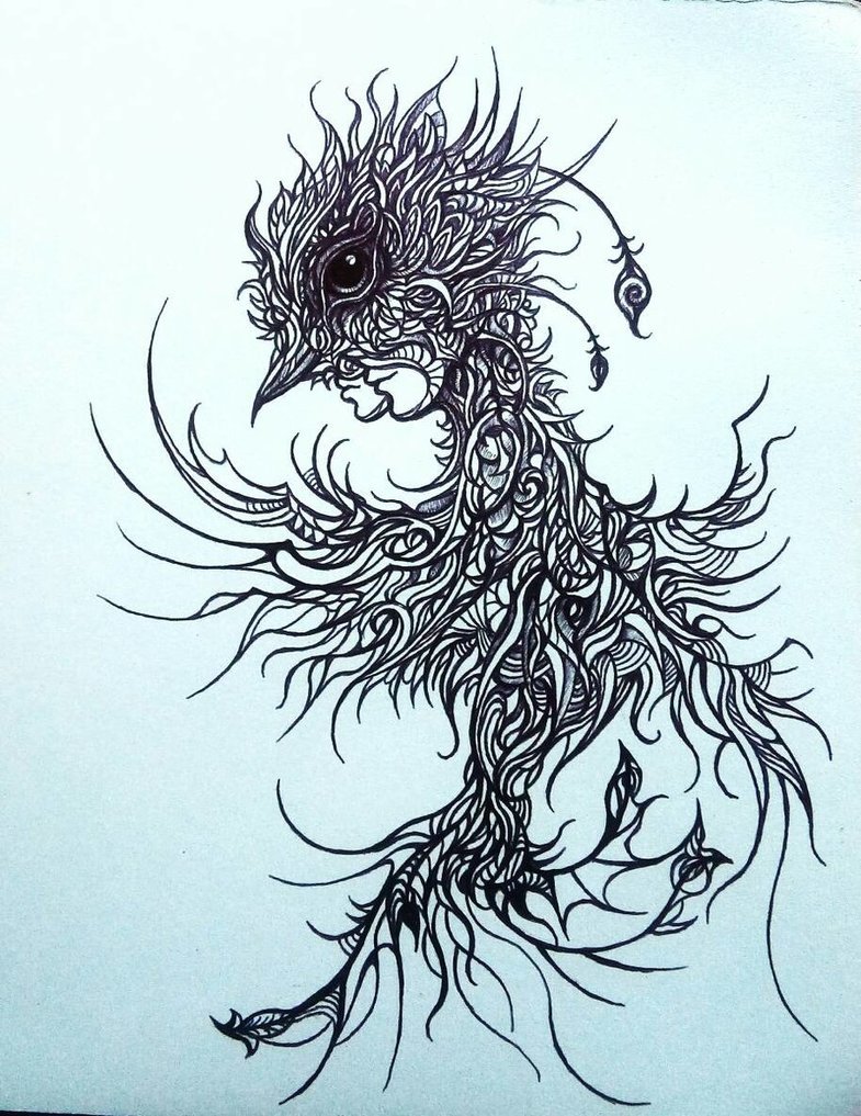 What you see is what it is 3 =) - My, Drawing, Creatures, Black and white, Longpost