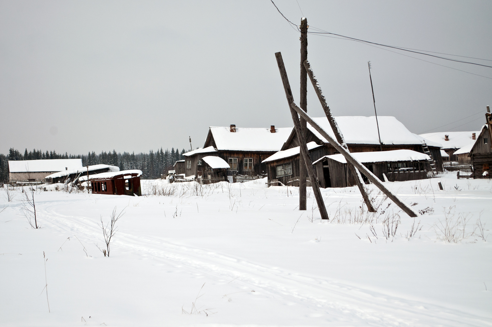 Seza village. - My, Russia, Railway, Narrow gauge, Russian North, Longpost