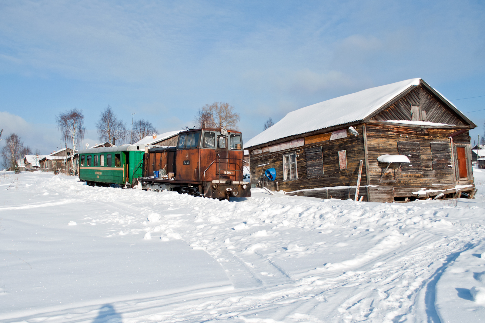 Seza village. - My, Russia, Railway, Narrow gauge, Russian North, Longpost