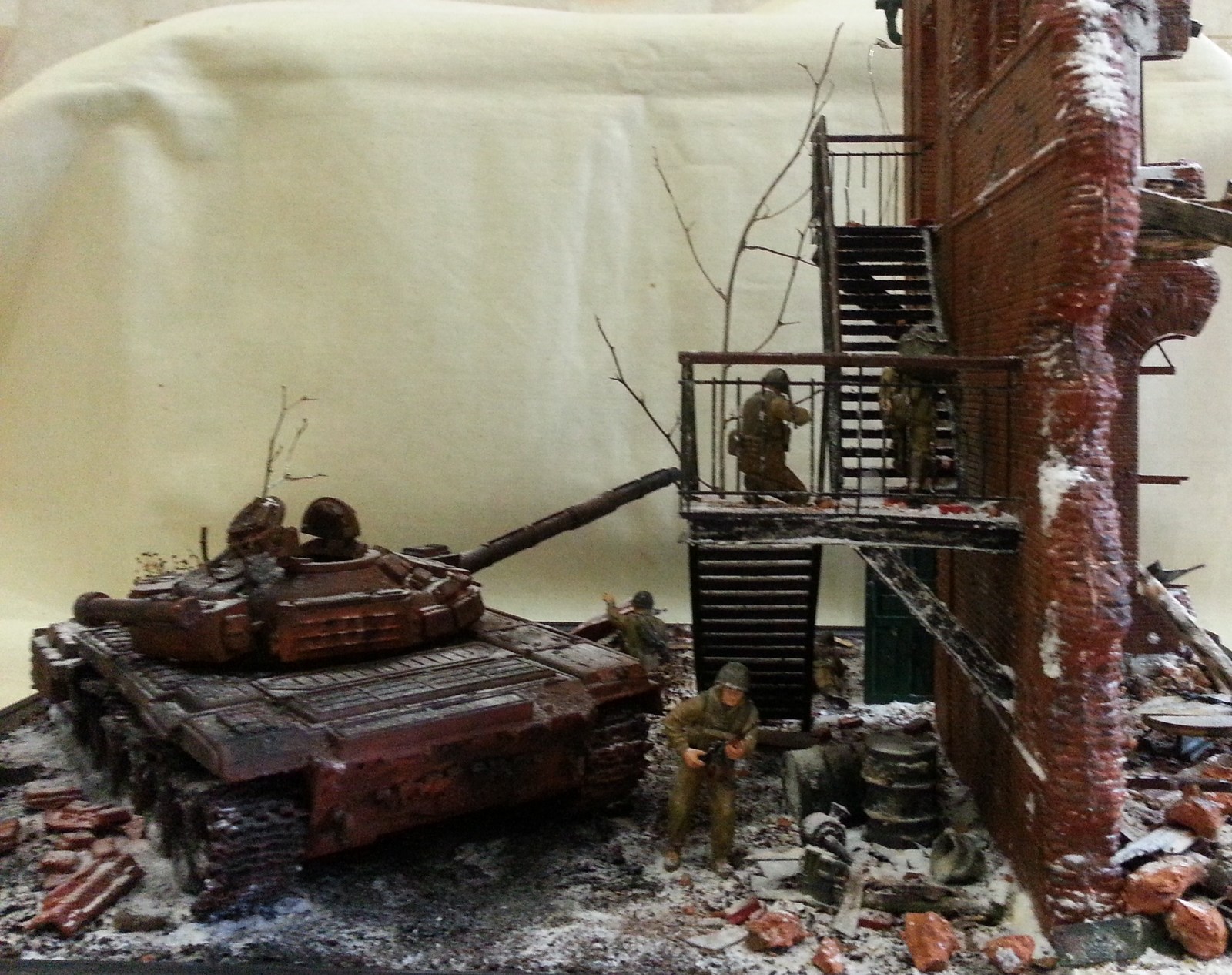 CHECHNYA JANUARY 1995 - My, Modeling, Diorama, Longpost