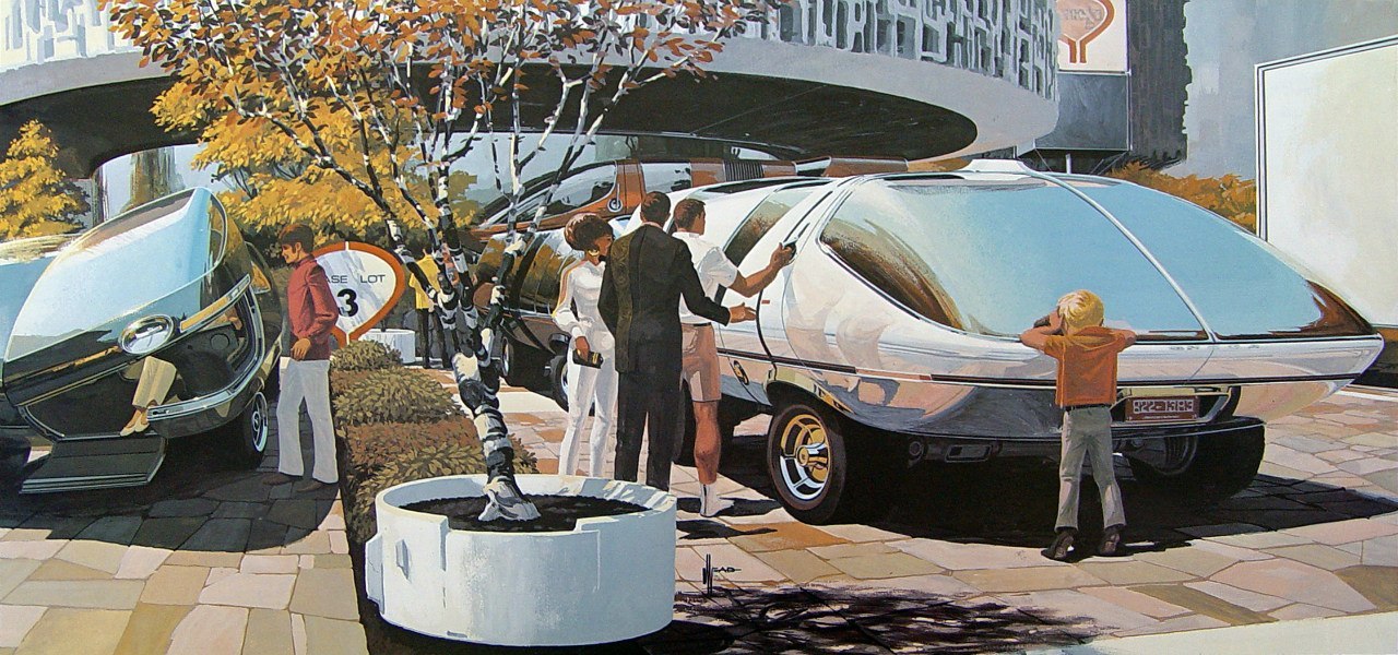 The best fantasy artists. Issue 1: Syd Mead - Art, Design, Retrofuturism, , Longpost, Fantasy