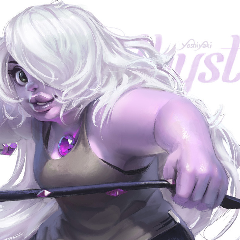 Crystal Gems. - Steven universe, Pearl, Garnet, Amethyst, Art, Longpost