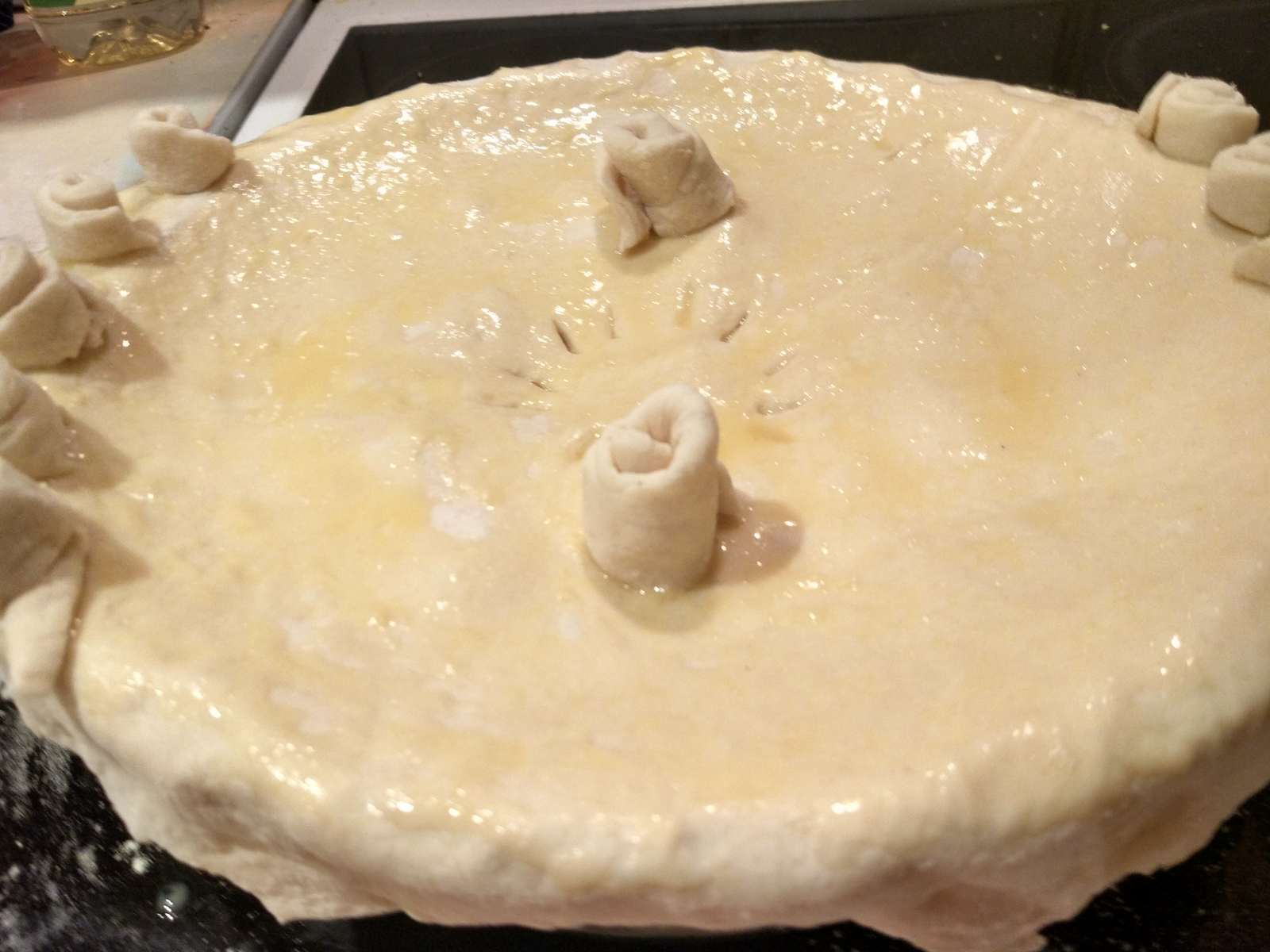 Creamy chicken pie (pot pie) - My, Recipe, Food, Photorecept, Kitchen, Tralex Recipes, Taste recipe, Longpost