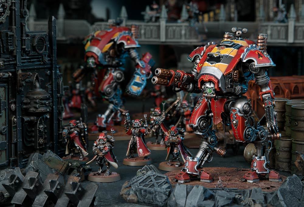 В центре внимания: Оруженосец - Warhammer 40k, Wh News, Wh back, Wh miniatures, Imperial Knight, Armiger Warglaives, Длиннопост