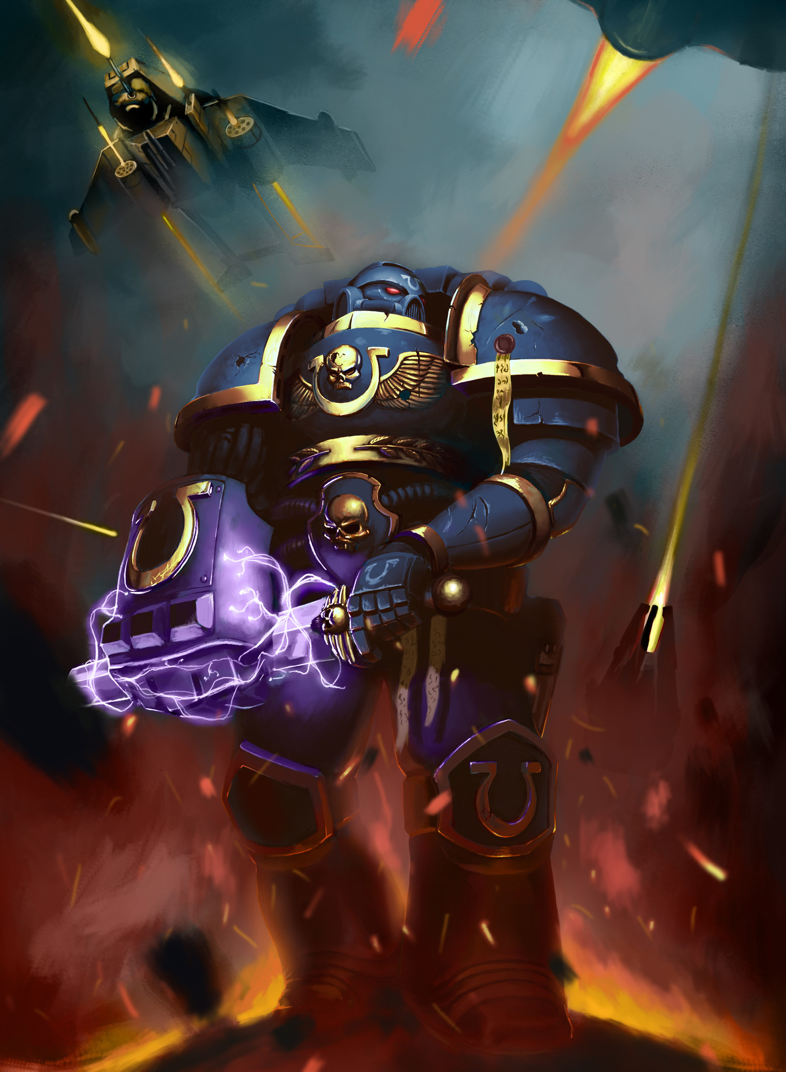 Ультрамарин - Warhammer 40k, Wh Art, Космодесант, Ultramarines