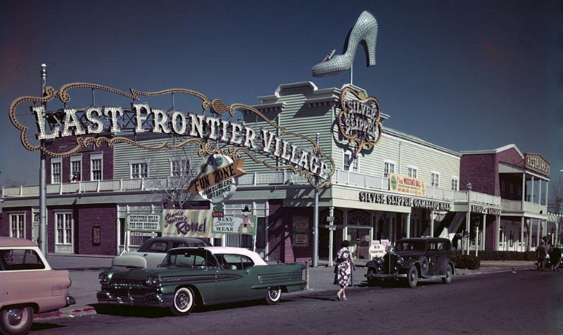 Las Vegas in the 50s. - Las Vegas, USA, Longpost, Retro, The photo