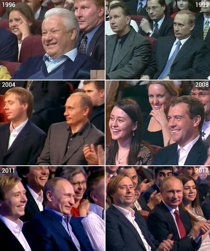 Anthology of pre-election presidents on KVN - Vladimir Putin, Boris Yeltsin, Dmitry Medvedev, , Elections, The president, KVN, Victor Zolotov