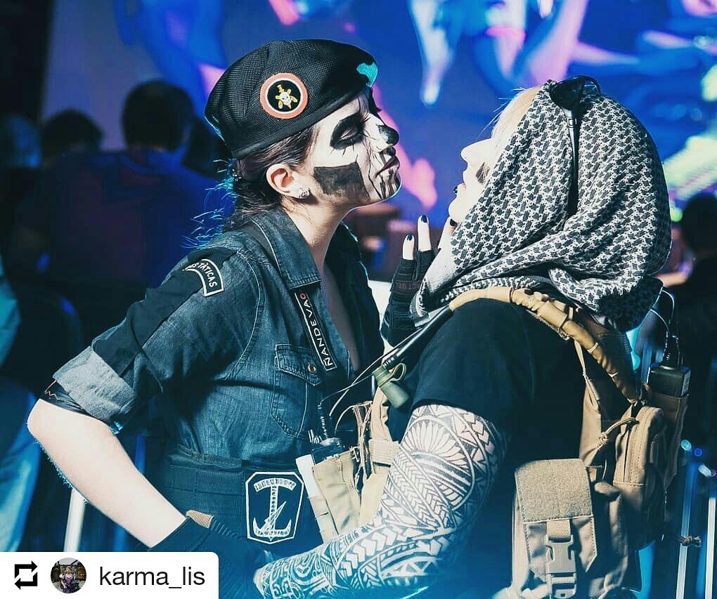 Make love...and war <3 - Tom clancy's rainbow six siege, Cosplay, Caveira, Valkyrie