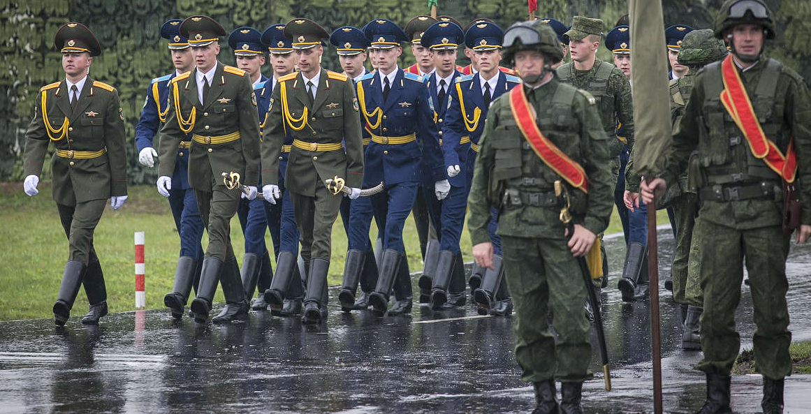 Парад после учений Запад 2017 - Беларусь, Парад, Республика Беларусь