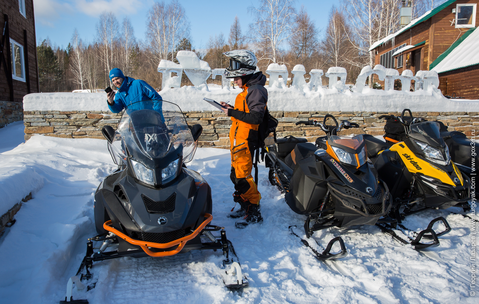 Here is such a job - a snowmobile guide - 4Photo post. For those who want to downvote, first comment) - My, , Snowmobile, , Longpost