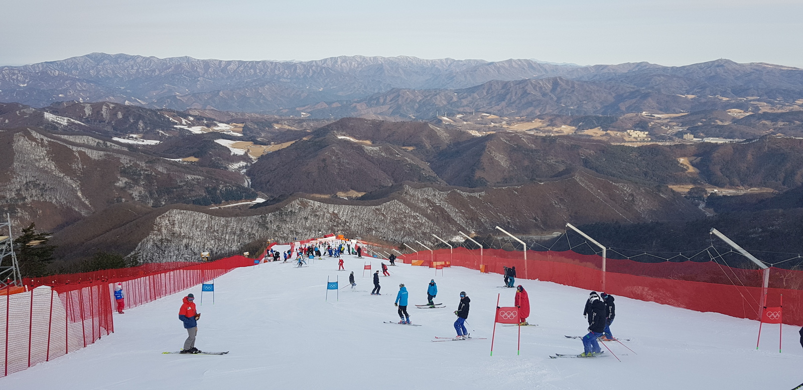 How was the Olympics with Gagarin - My, Olympiad, Longpost, Skiing, Sport, Note 8, Olympiad 2018, The photo