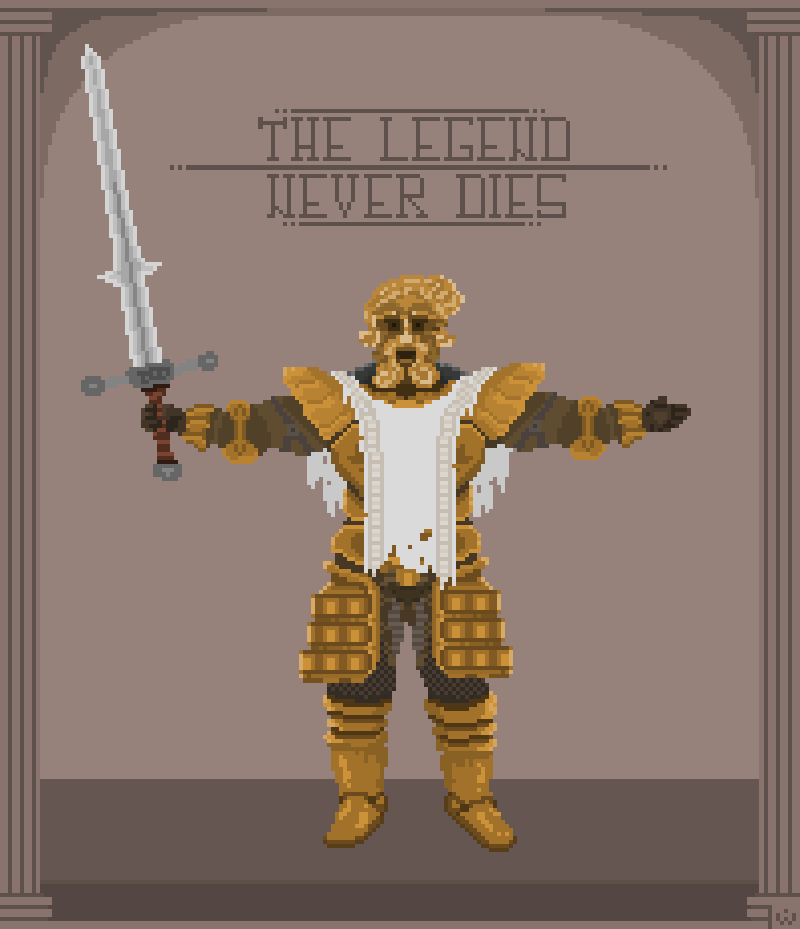 Dark Souls Легенда PvP - Моё, Pixel Art, Pixela Art, Dark Souls, Длиннопост