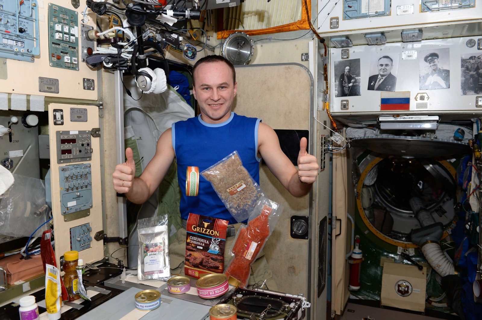 Pictures of cosmonaut Sergei Ryazansky - Sergey Ryazansky, ISS, Space, A selection, Longpost, The photo
