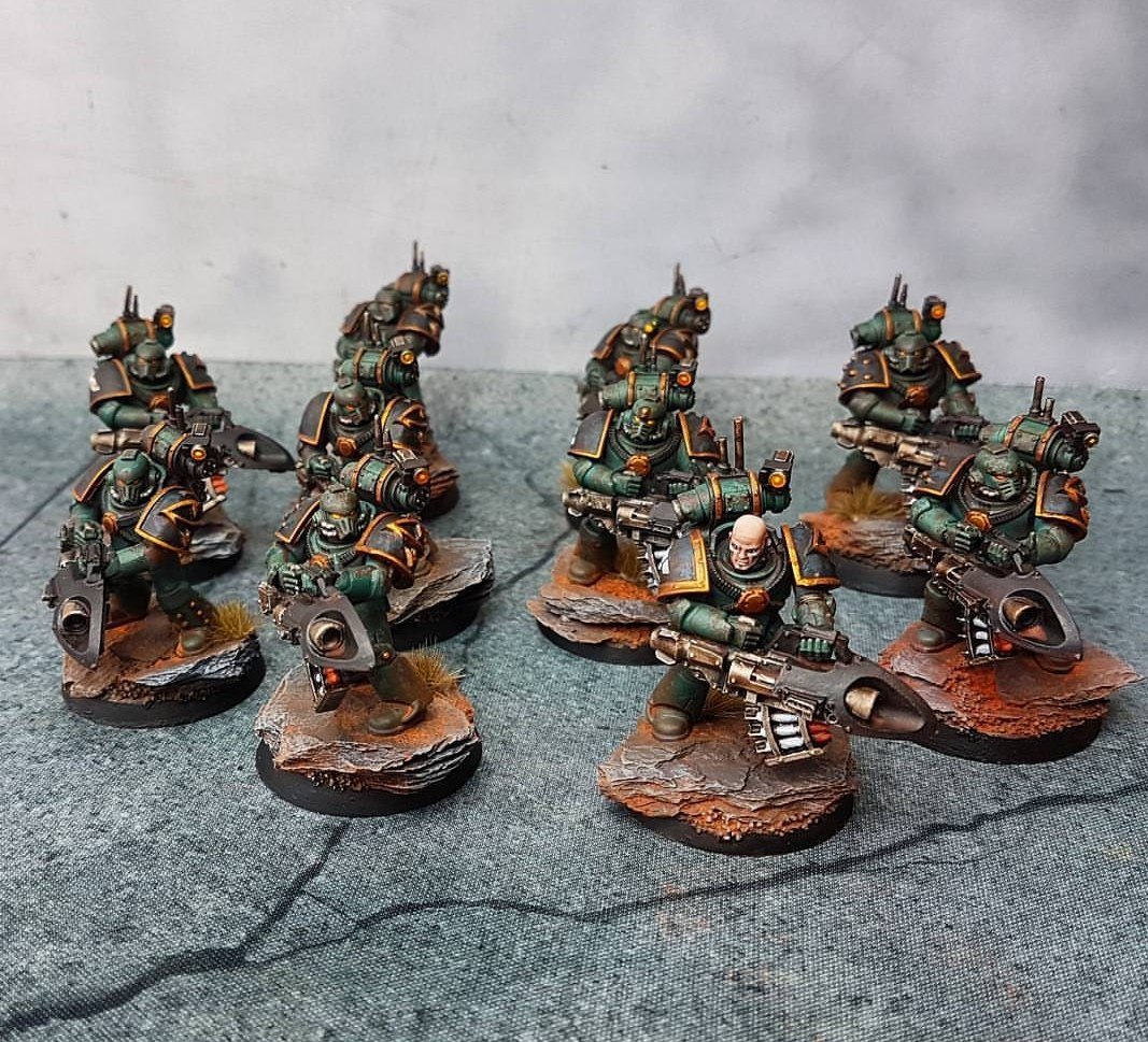 Brutal Chthonic warriors in your feed - Warhammer 40k, Sons of Horus, Adeptus Astartes, Wh miniatures, Longpost