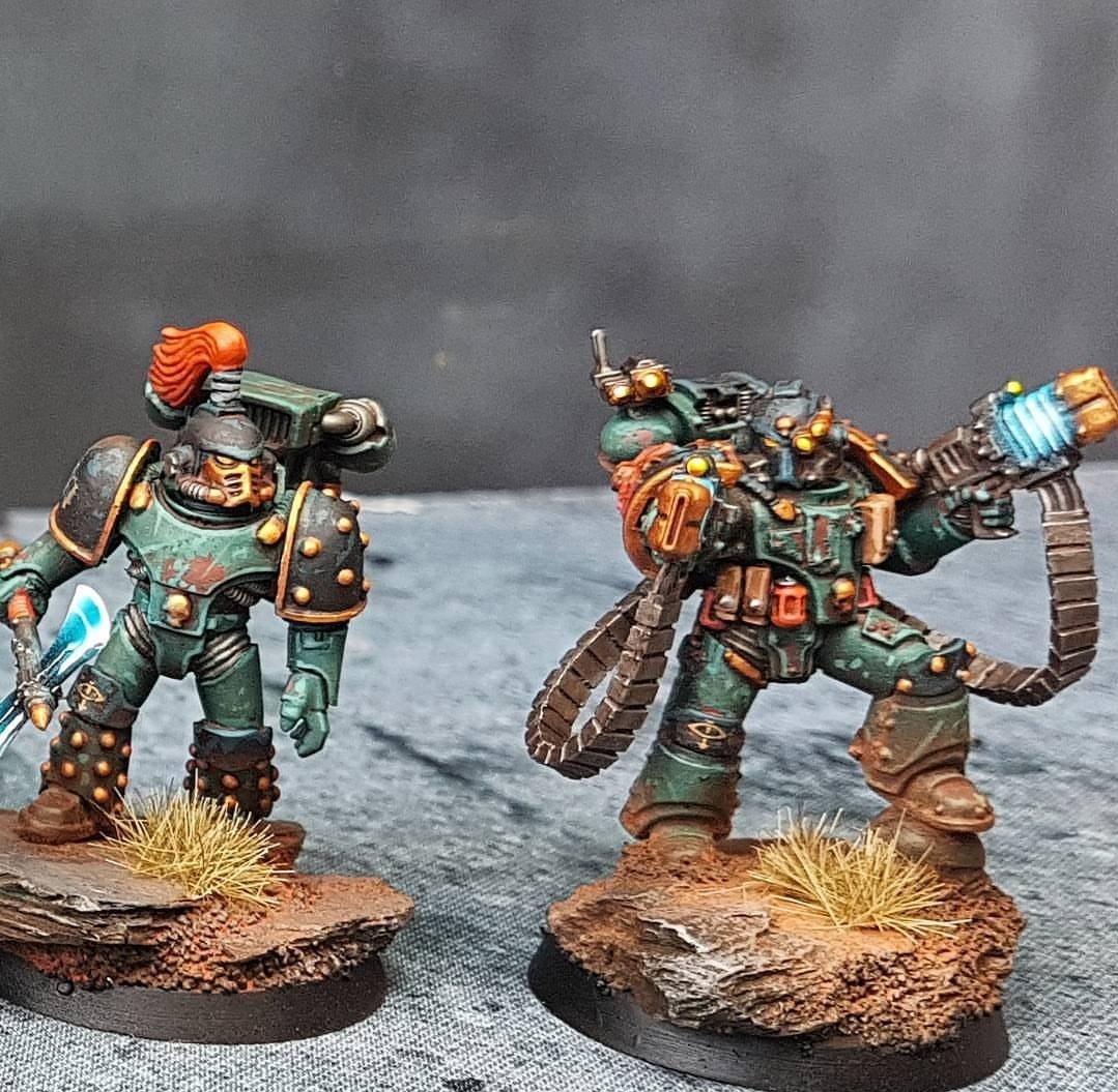 Brutal Chthonic warriors in your feed - Warhammer 40k, Sons of Horus, Adeptus Astartes, Wh miniatures, Longpost