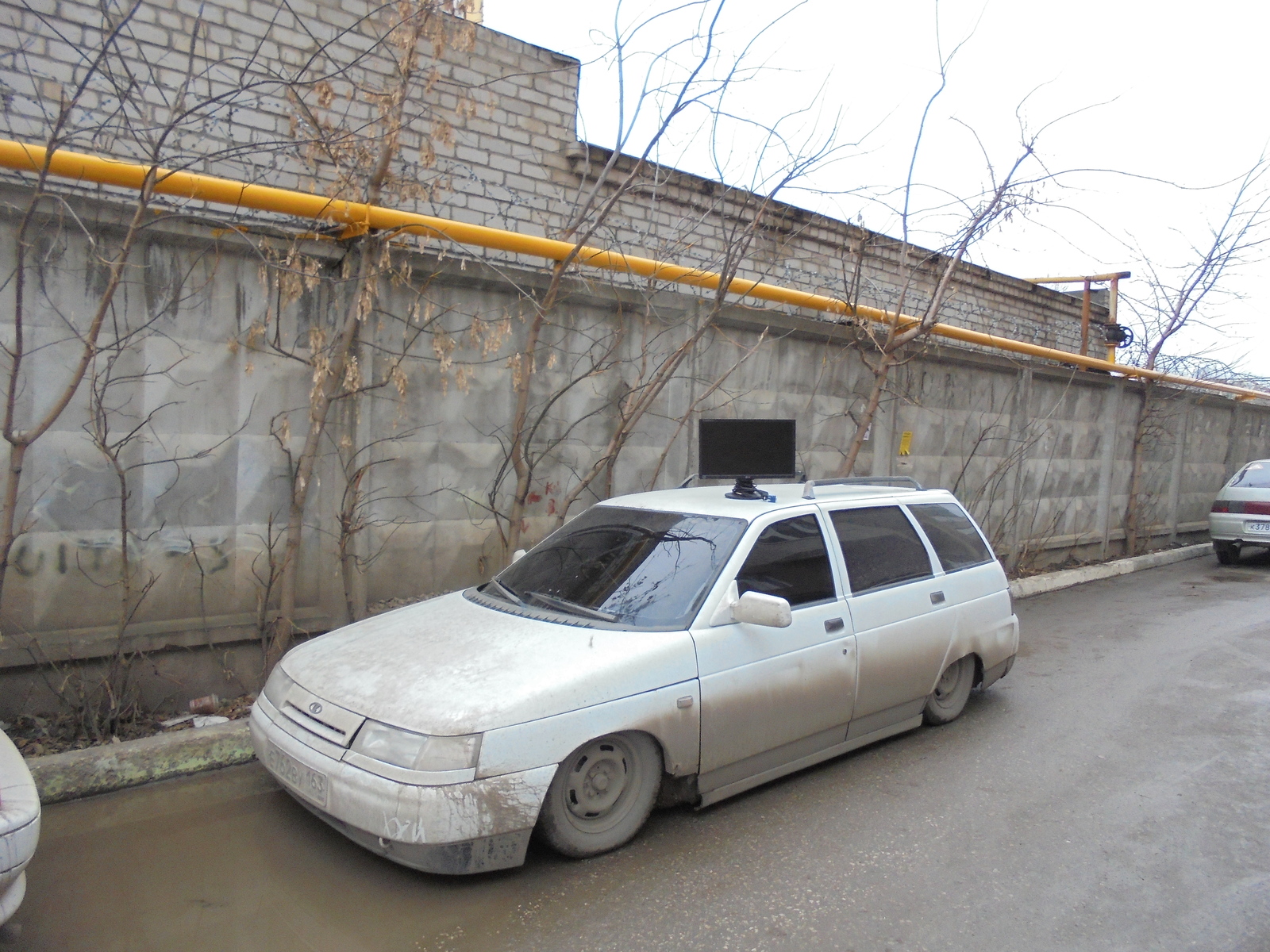 In the alley - My, cat, AvtoVAZ, Photoshop, Skating, 