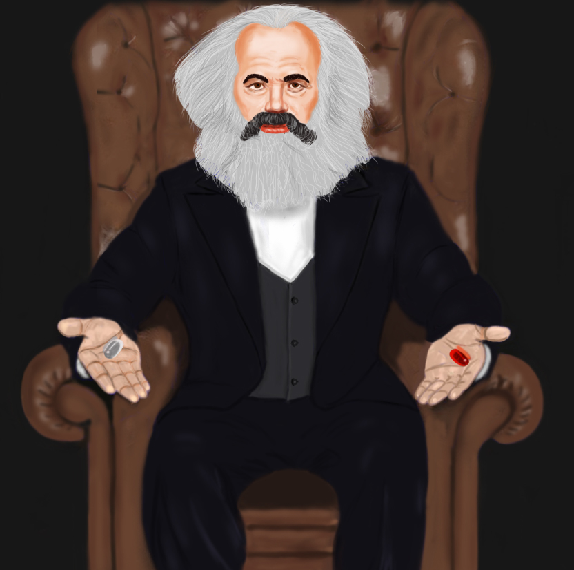 Real choice. - one, 2, Karl Marx, Matrix, Choice, Art, Tablets