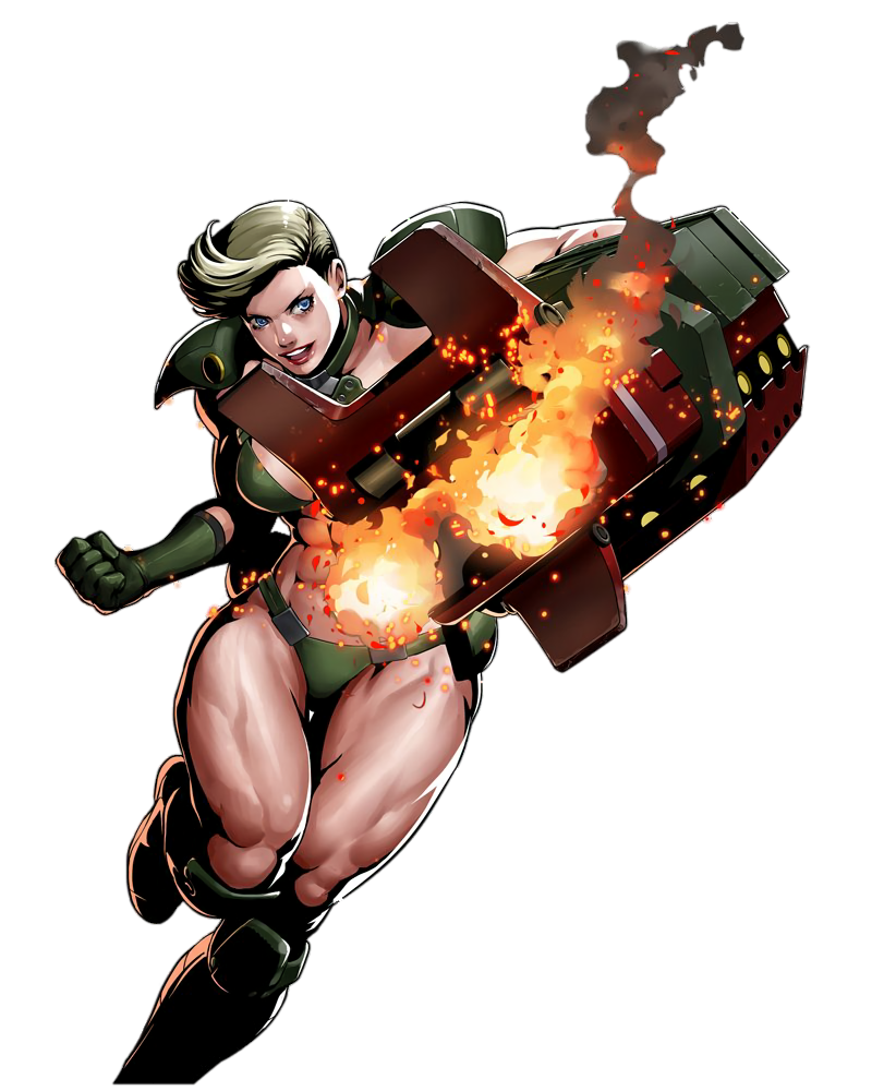 Destrade - Art, Strong girl, , Metal Slug, Metal slug attack, Anime, Anime art