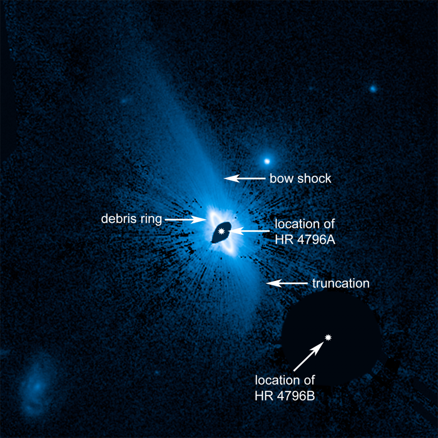 Hubble photographed the dust structure around the Eye of Sauron - Space, Eye, Hubble telescope, Dust, Structure, The photo, Radius, Longpost