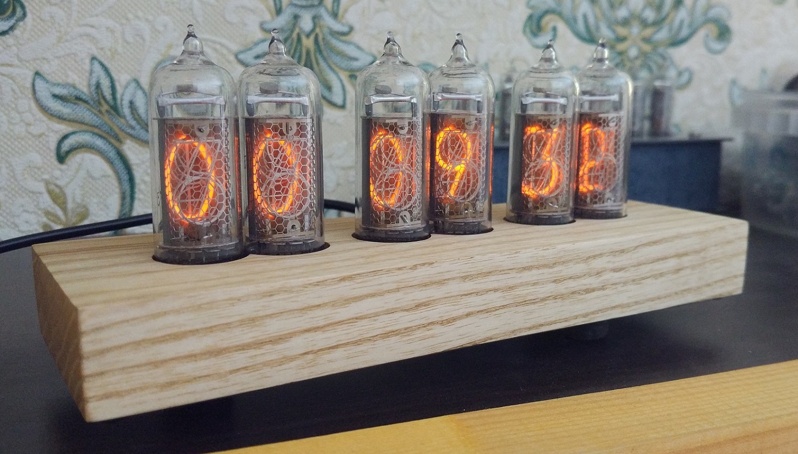 Ещё одни часы Никси на 6 лампах ИН-14 - Моё, Никси, Ламповые часы, Nixie clock, Лампа, Длиннопост