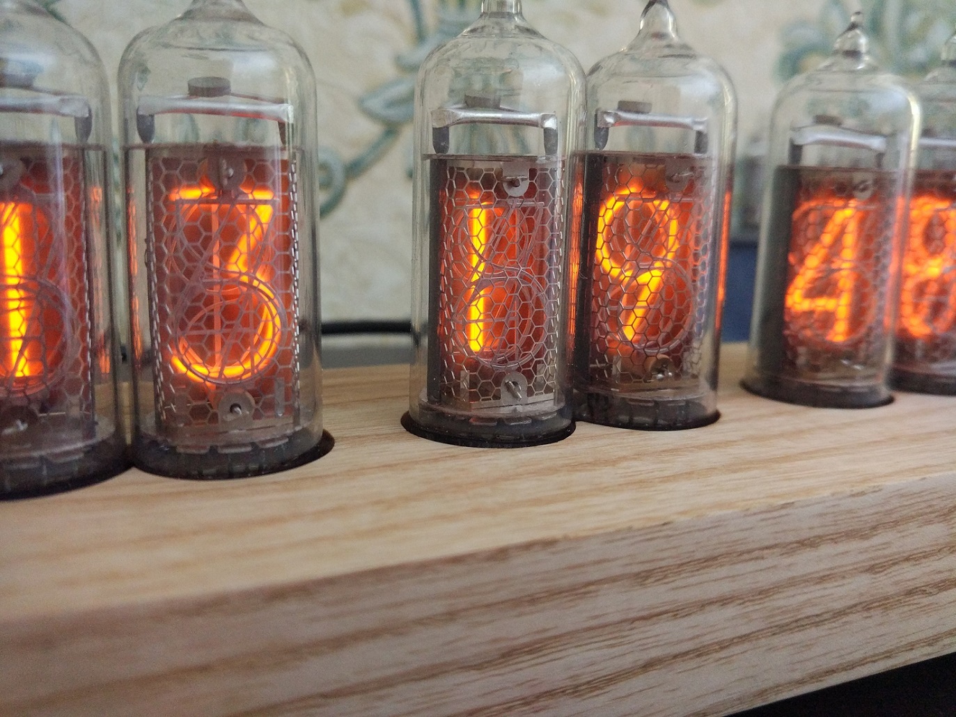 Ещё одни часы Никси на 6 лампах ИН-14 - Моё, Никси, Ламповые часы, Nixie clock, Лампа, Длиннопост