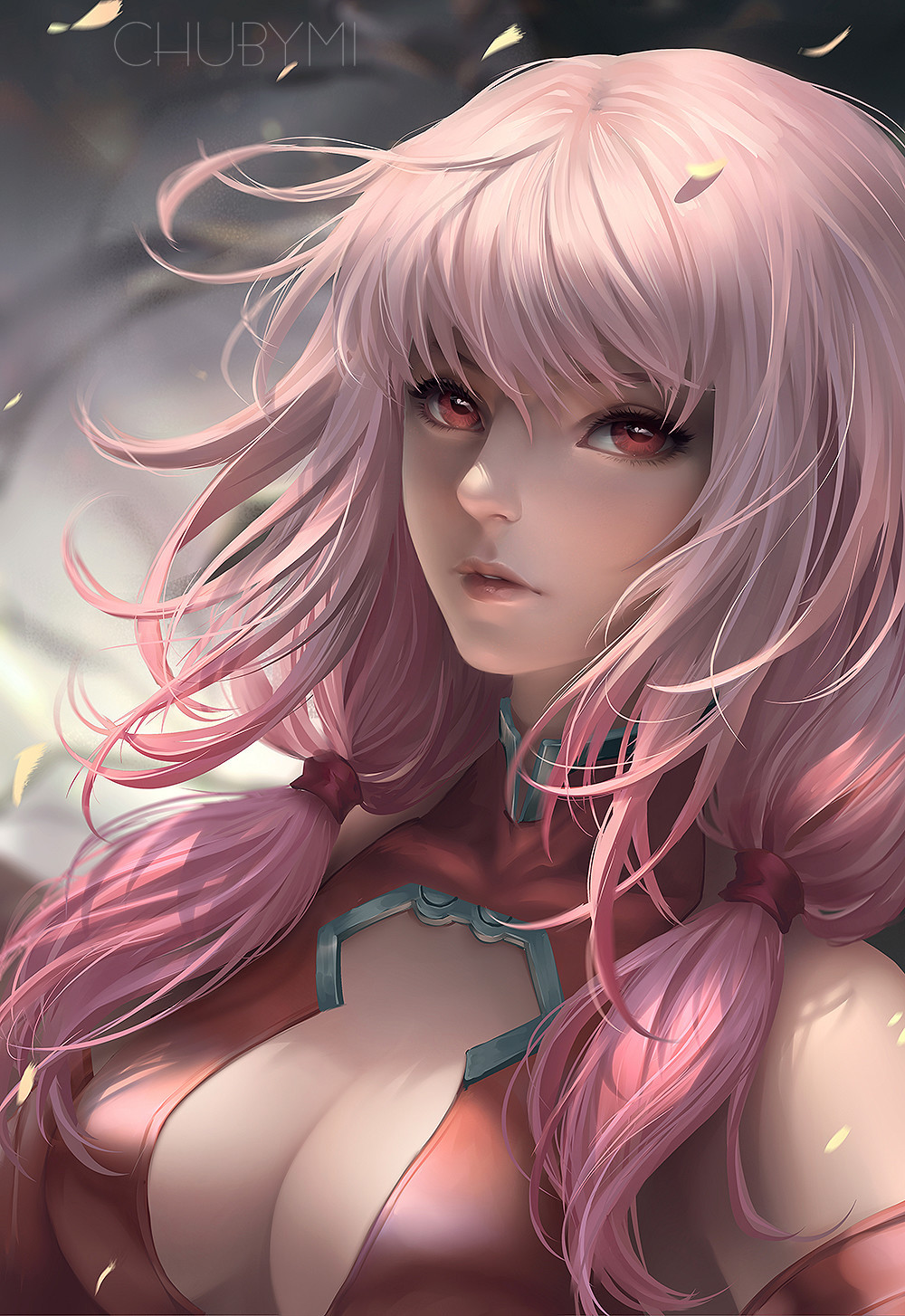 Inori Yuzuriha - Anime Art, Аниме, Guilty Crown, Inori Yuzuriha, Chuby Mi