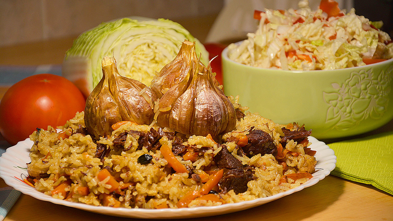 Pilaf with beef in a slow cooker - My, Pilaf in a slow cooker, Video recipe, Photorecept, Video, The photo, Pilaf, , Recipe, Longpost