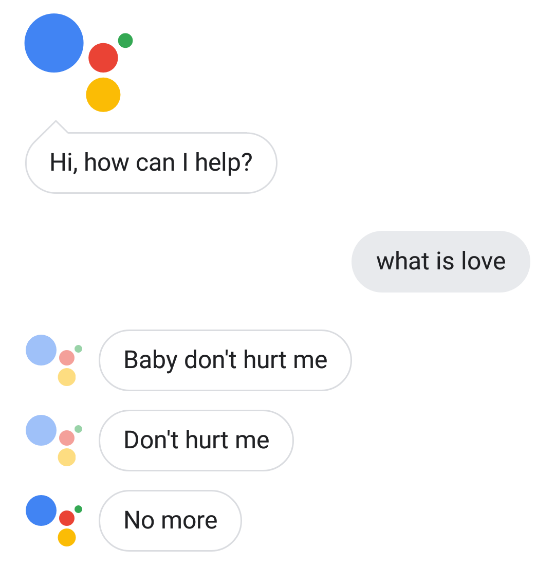 What is love, assistant? - What is love, Скриншот, Ассистент, Google Assistant, Баян, Повтор