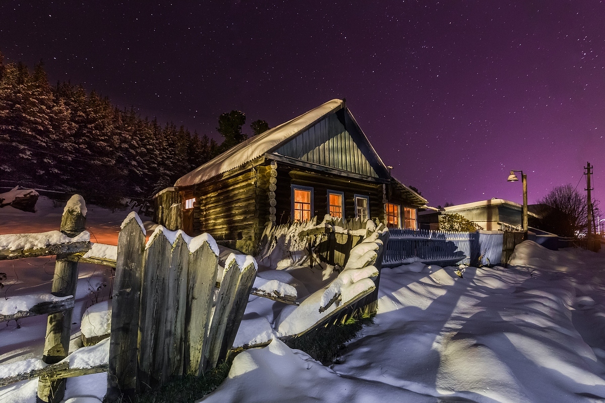 Winter behind... - Winter, Story, Snow, Not mine, Village, North, beauty, The photo