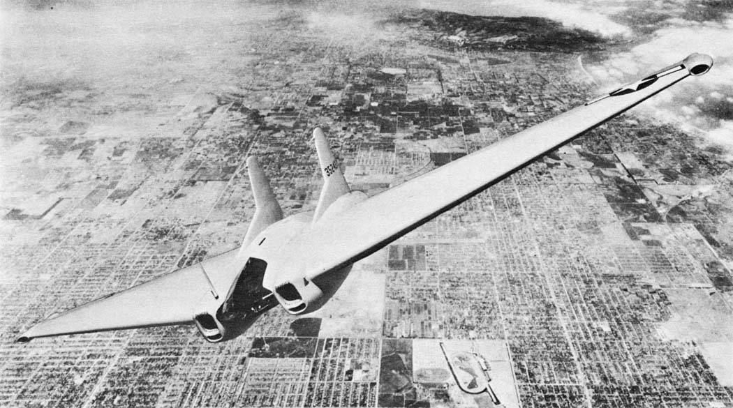 Northrop XP-79B «Flying Ram» - Xp-79b, Flying Ram, Нортроп, Northrop, Экспериментальный самолет, Длиннопост, Видео, Летающее крыло, Гифка