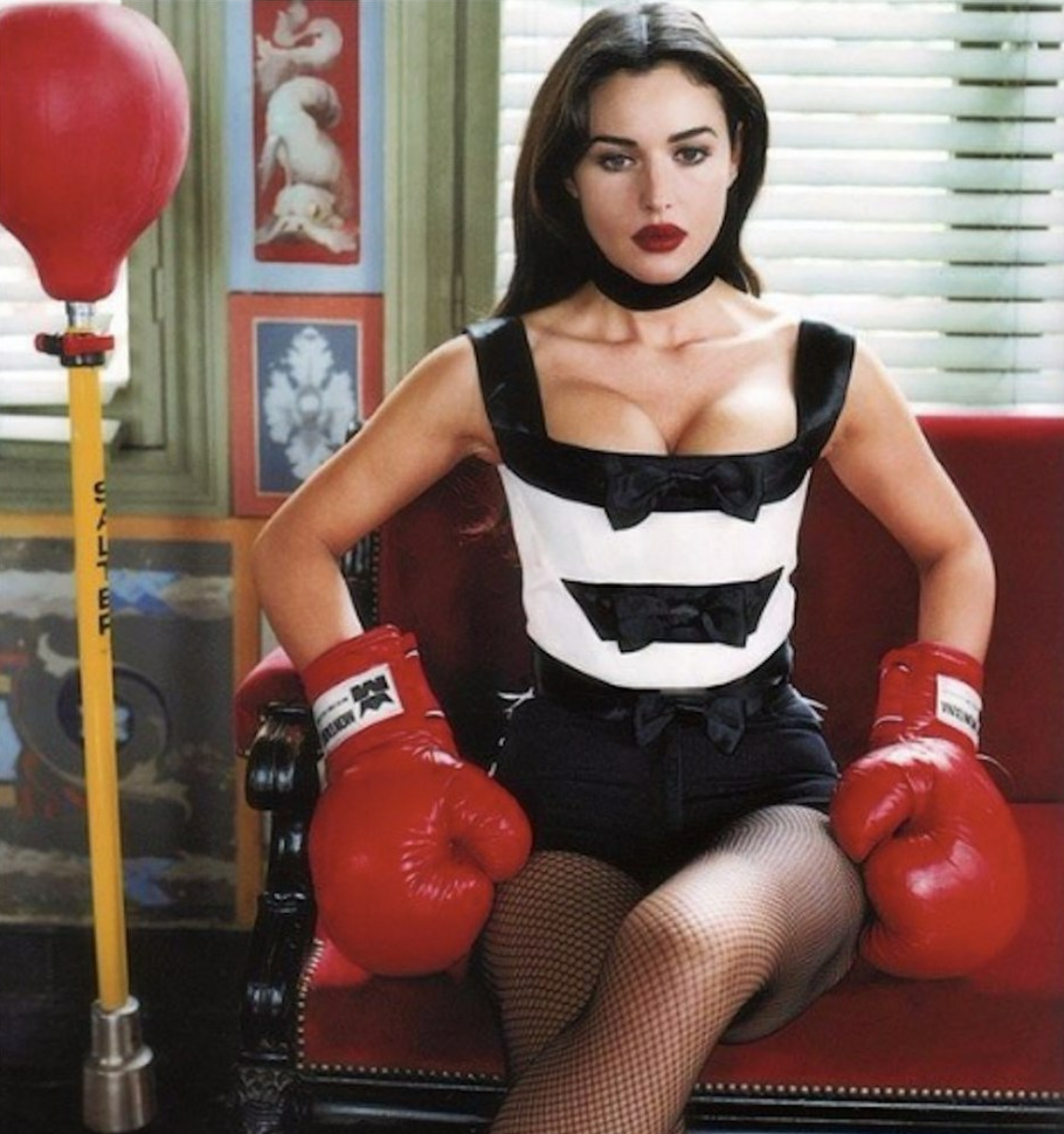 Your new sparring partner - Monica Bellucci, Boxing, The photo, Models