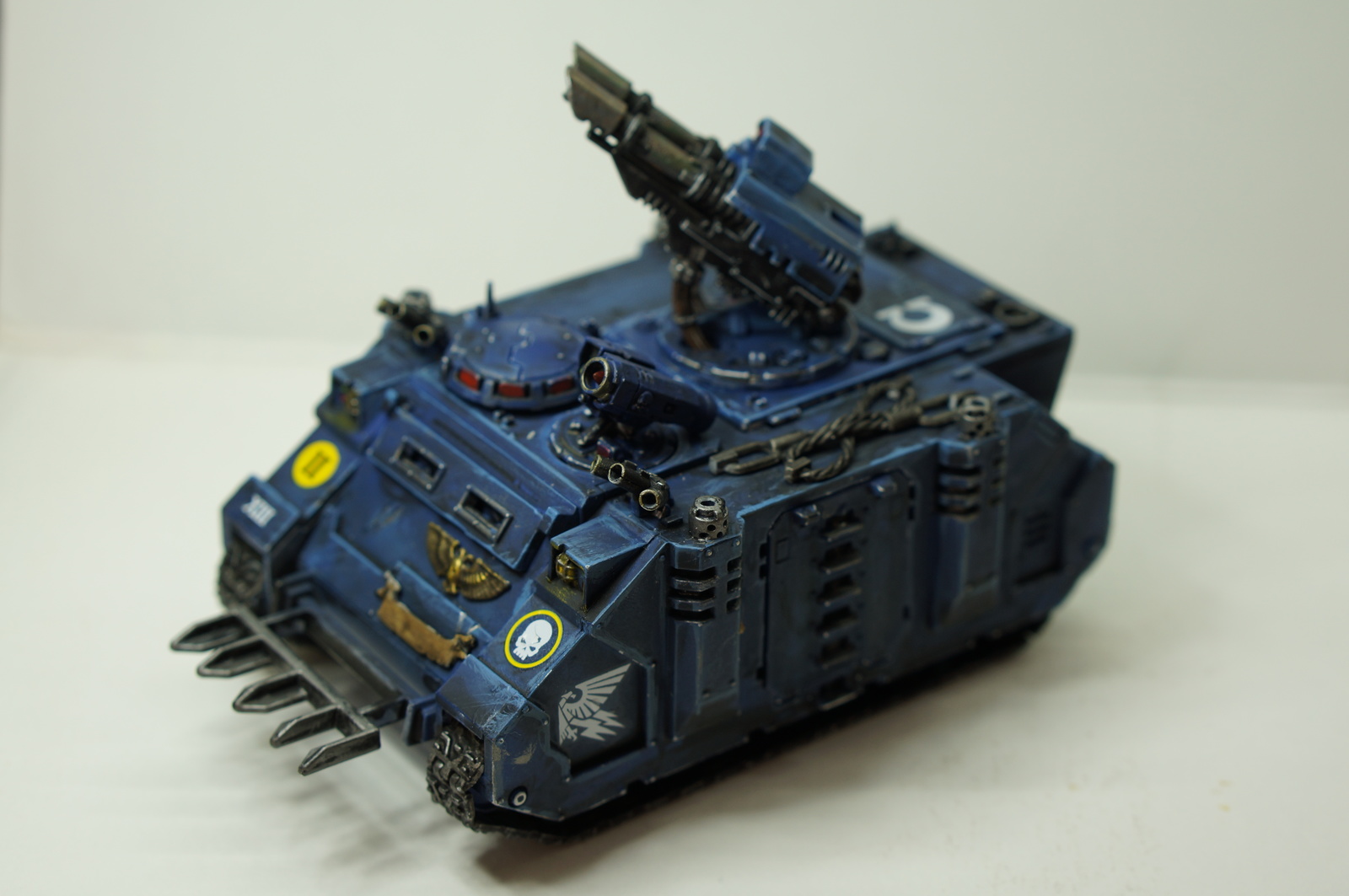 My first Razorback - My, Painting miniatures, Board games, Warhammer 40k, Airbrush, Longpost, The photo