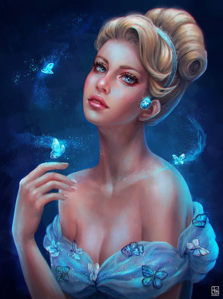 Disney arts - Walt disney company, Art, Jasmine, Cinderella, Ariel, Longpost, Princess jasmine