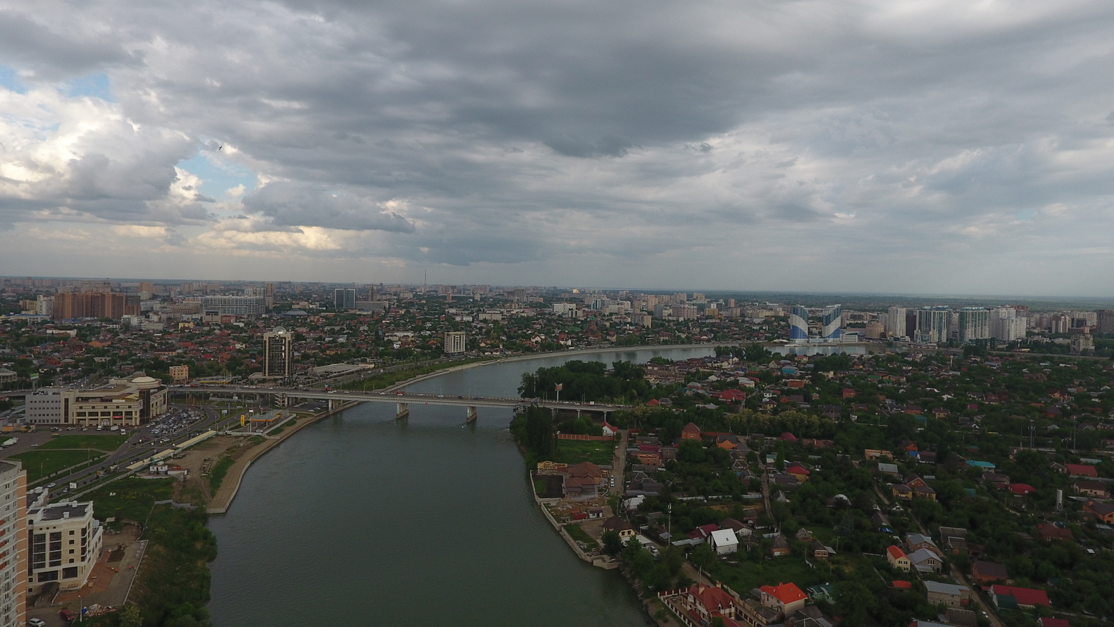 Фото утро сегодня Краснодар с высоты