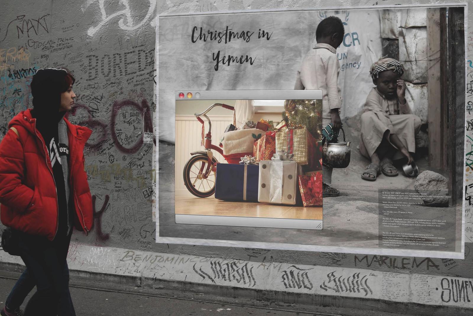 Christmas in Yemen - The photo, Yemen, Christmas, Billboard, Berlin, Longpost