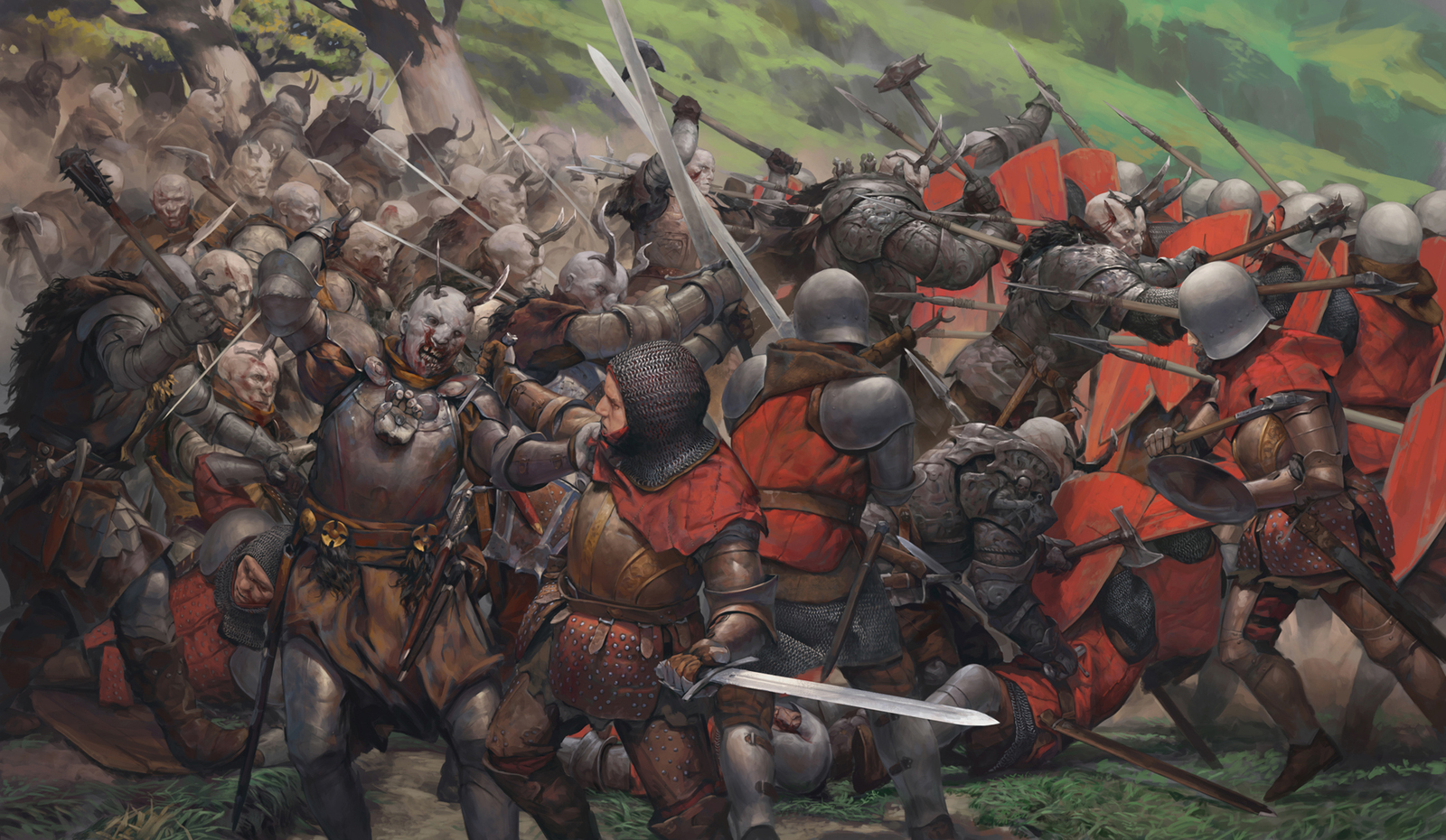 The northerners are on the attack! - Warhammer fantasy battles, Chaos, Bretonnia, Wh Art, Longpost