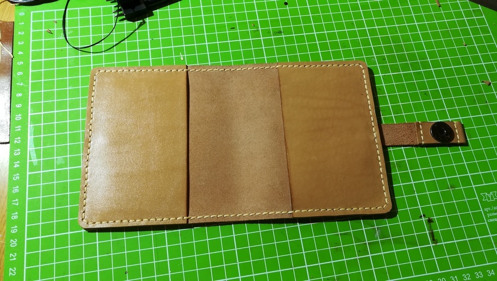 Beginner leather hand @ op post. No. 4. - My, Leather, Needlework with process, Longpost, Handmade, 