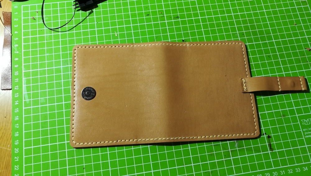 Beginner leather hand @ op post. No. 4. - My, Leather, Needlework with process, Longpost, Handmade, 