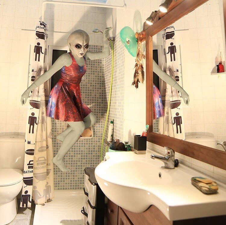 Let's start!!! - Bathroom, Images, Aliens